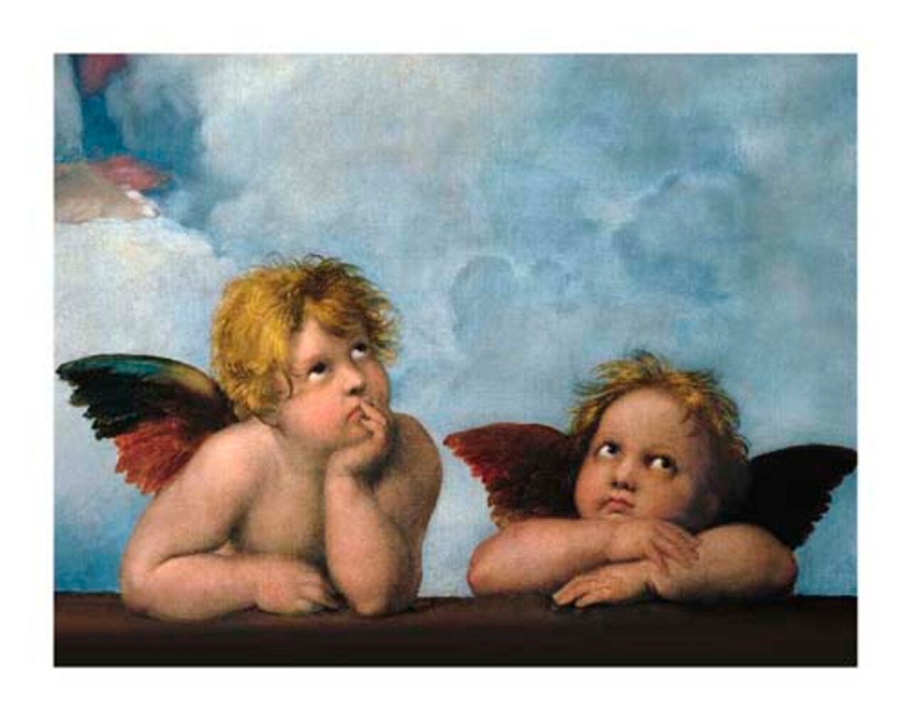Little Angels by Raphael - Raffaello Santi Wall Art Décor 15 3/4 x 19 3/4 Art Print